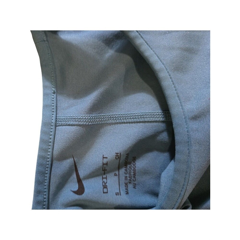 Nike Dri-FIT Buckle Cropped Training Tank Top Women Blue Size Small Athletic - Picture 5 of 8